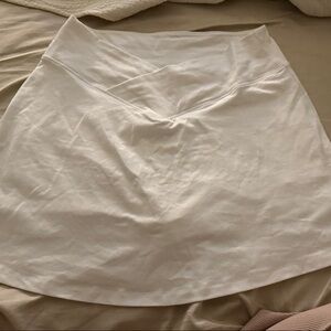 PINK Victoria's Secret Cream Skater Skirt